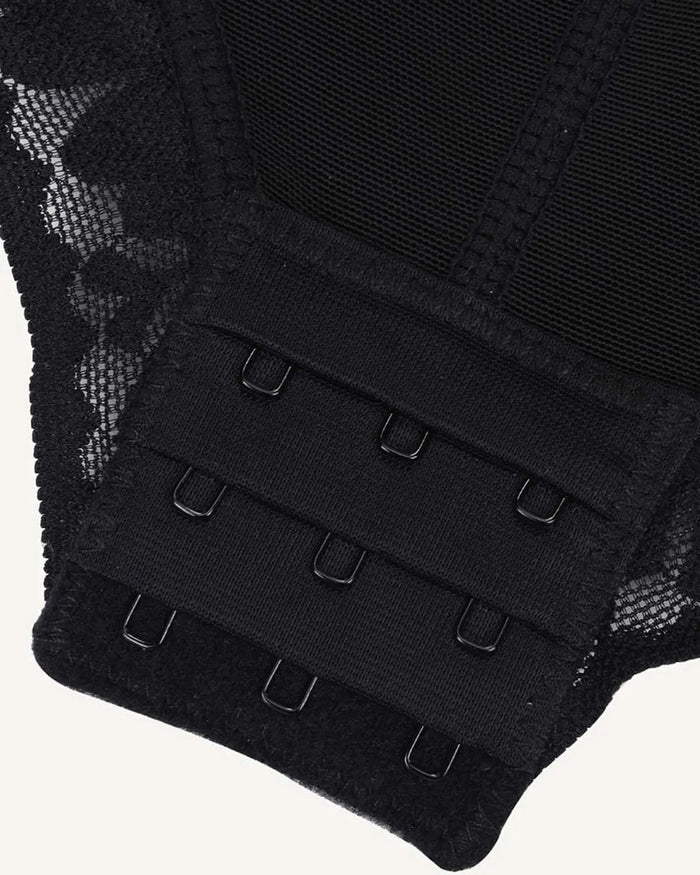 Bare Essentials™ AirSlim® Zipper Front Open Bust Brief Bodysuit