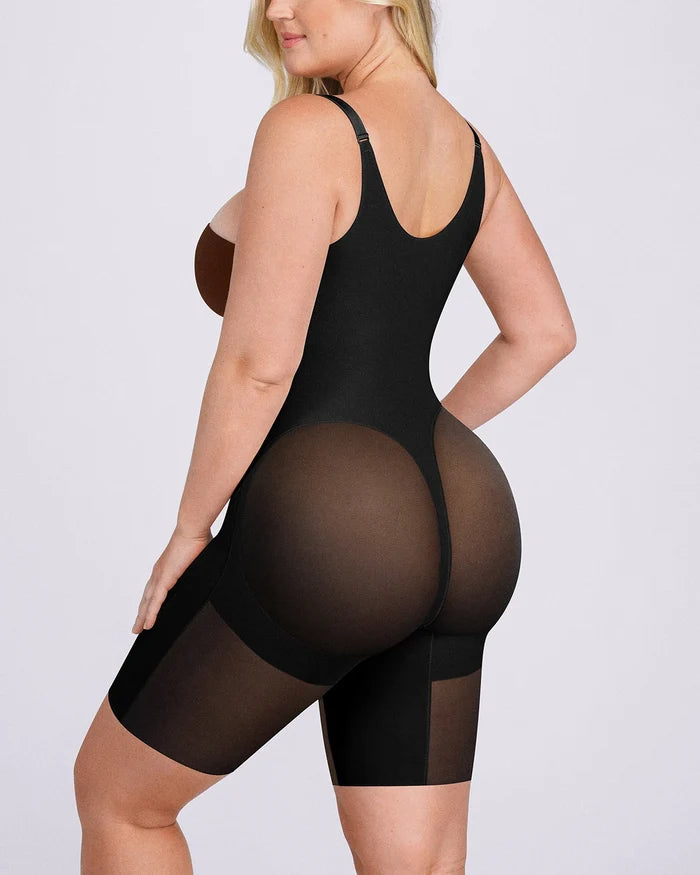 Bare Essentials™ Cream Touch™ Open Bust Smoothing Bodysuit