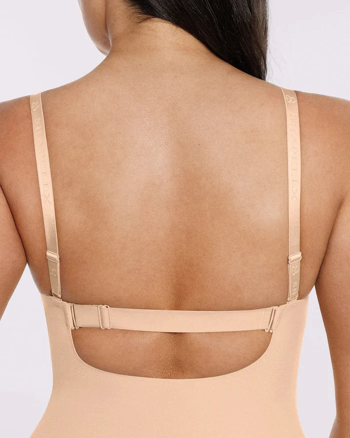 Bare Essentials™ MeshSmooth™ Low Back Mid Thigh Bodysuit