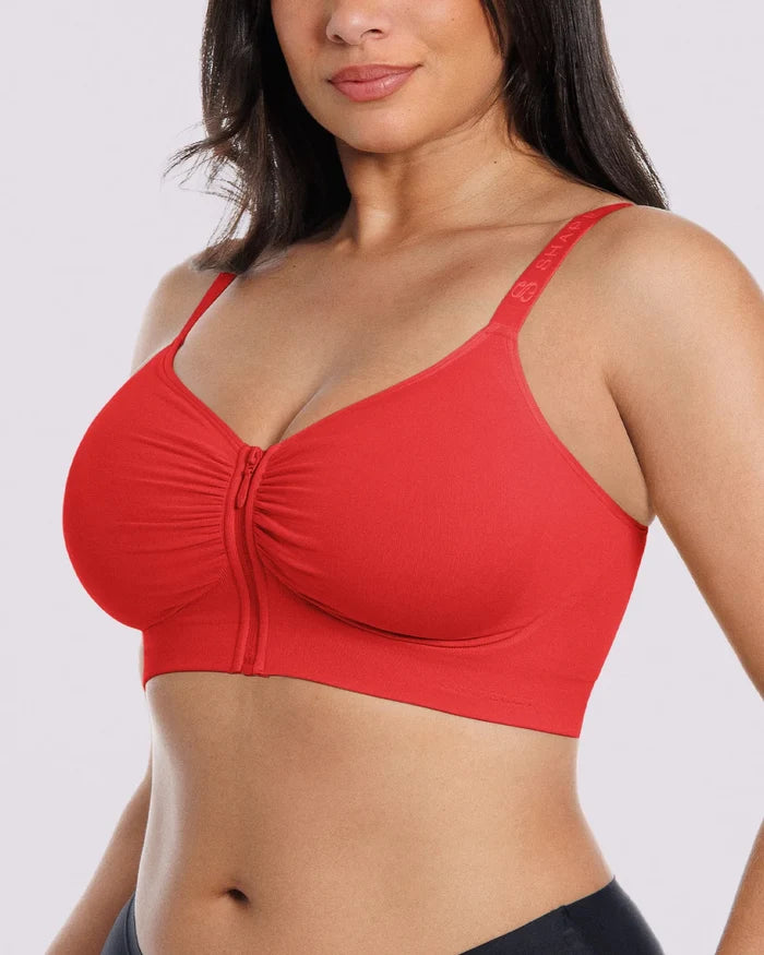 Bare Essentials™ Skin Flow™ Front-Zipper Wireless Bra