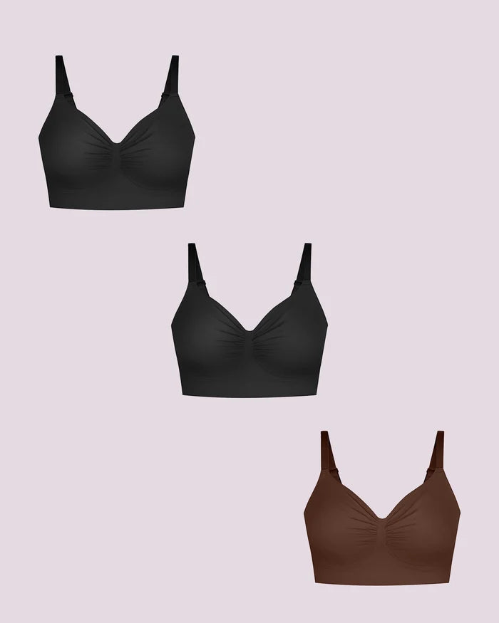 Bare Essentials™ Skin Flow™ Smooth Unlined Wireless Bra Triple Bundle