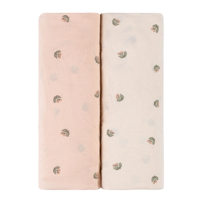 Vintage Floral crib sheet set