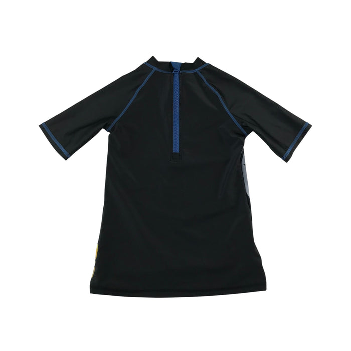 Batman 9-10 years grey short sleeve swim top