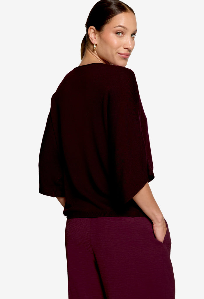 Batwing Sleeve Knit Jumper