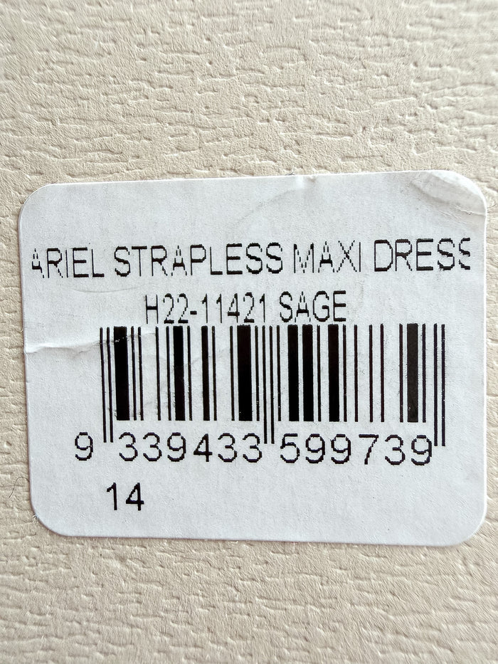 Bec + Bridge Sage Ariel Strapless Maxi Dress