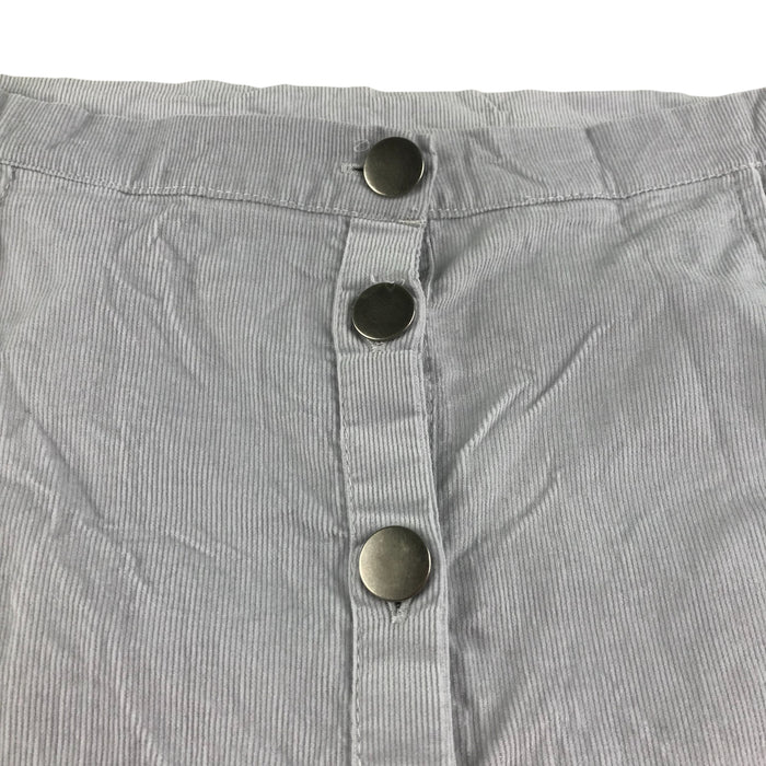Bees skirt 11-12 years grey corduroy with buttons