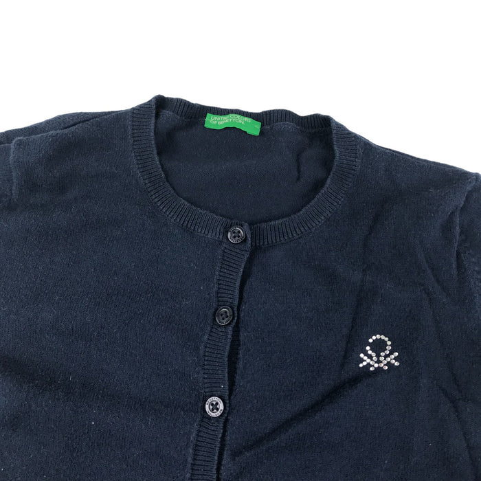Benetton 8-9 years navy cardigan
