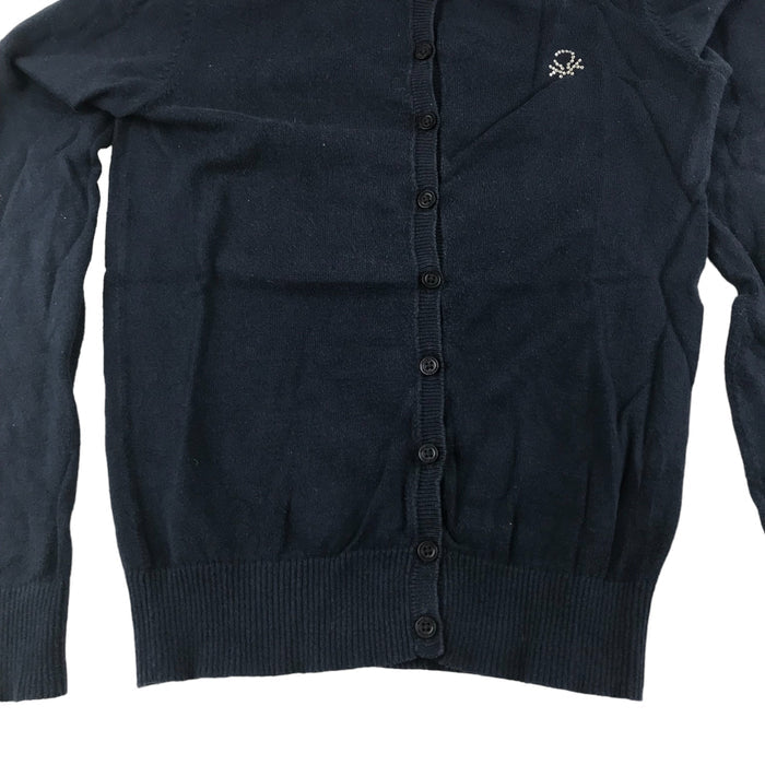 Benetton 8-9 years navy cardigan