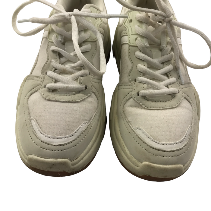 Bershka size UK 5 white trainers