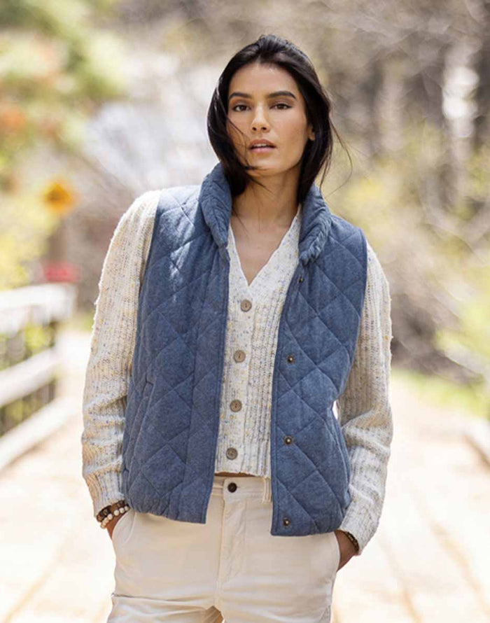 Betty Vest: Slate - FINAL SALE