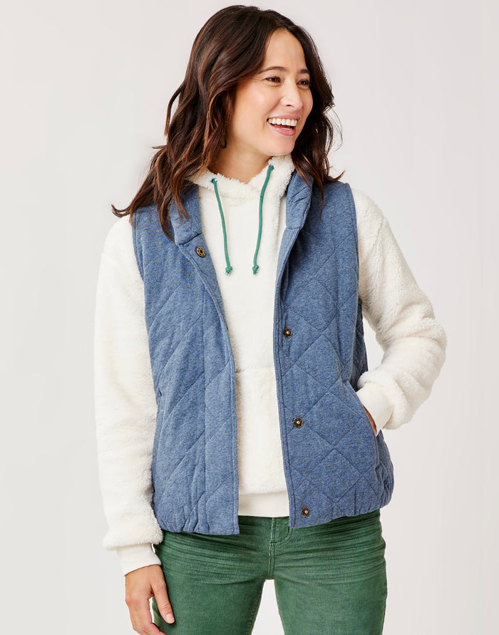 Betty Vest: Slate - FINAL SALE