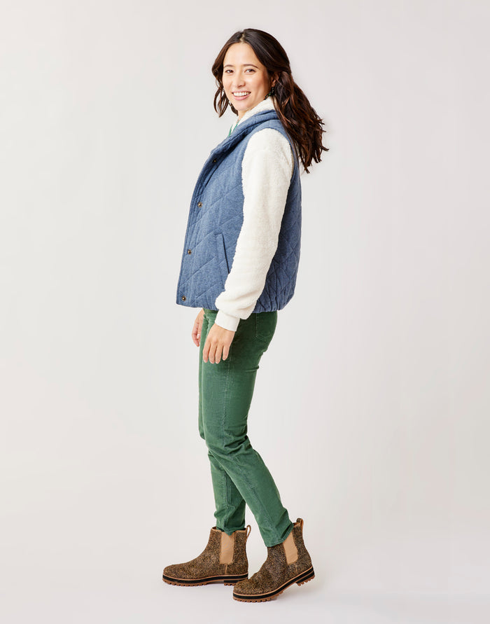 Betty Vest: Slate - FINAL SALE