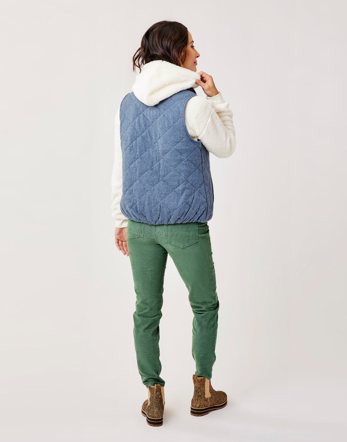 Betty Vest: Slate - FINAL SALE
