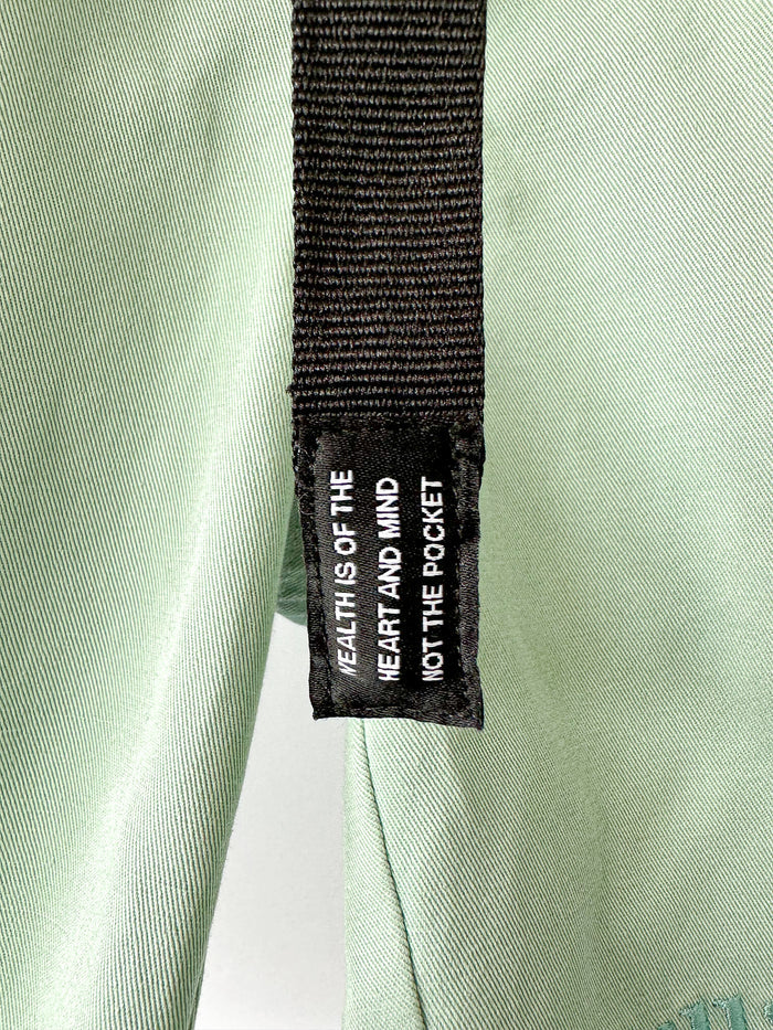 Billionaire Boys Club Mint Green Embroidered Logo Belted Shorts