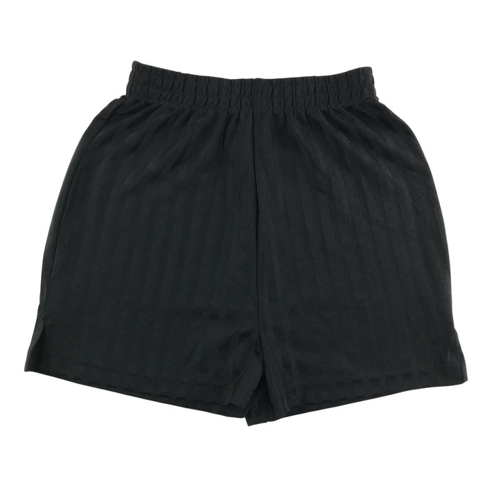 Black boys football style gym shorts