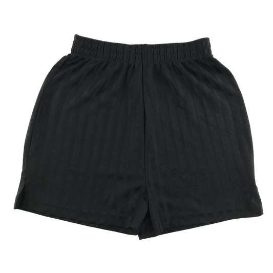 Black boys football style gym shorts