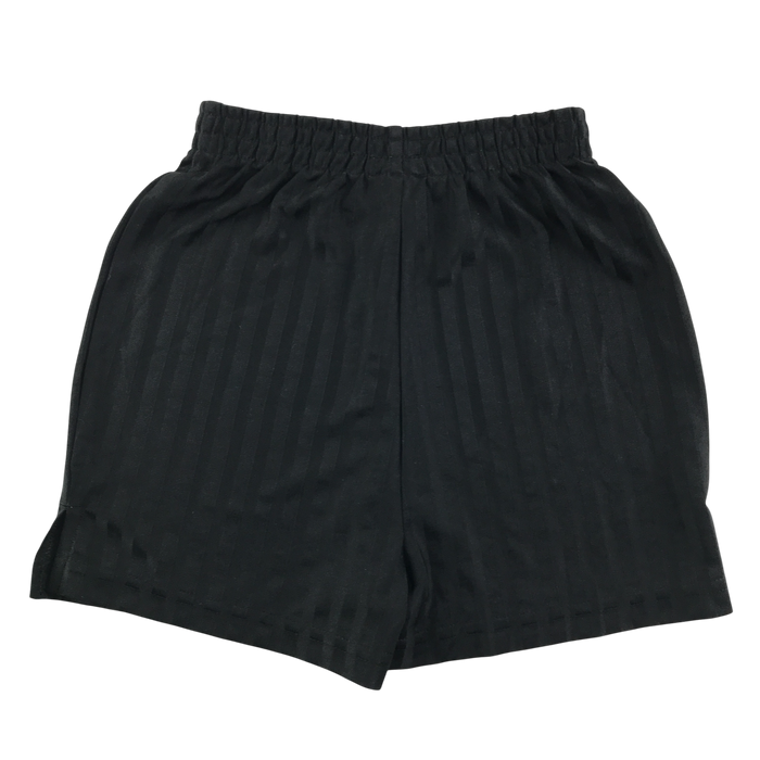 Black boys football style gym shorts