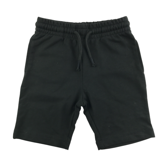 Black boys jersey school gym shorts