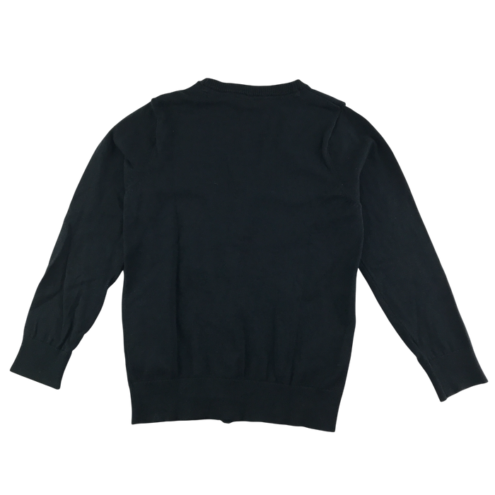 Black girls plain school cardigan