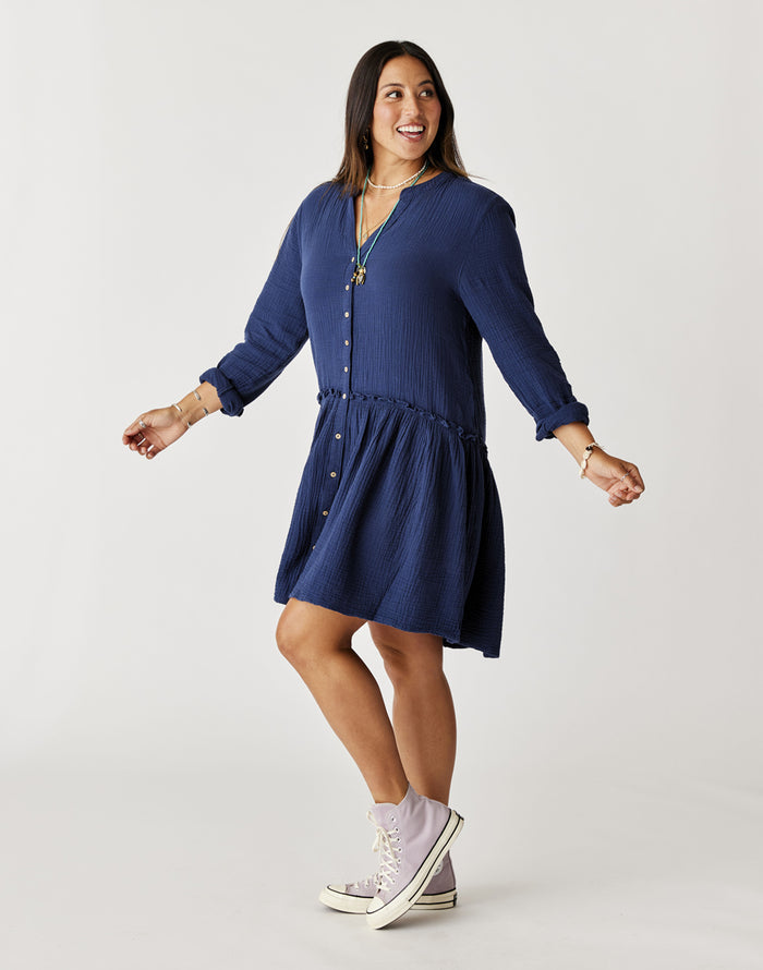 Blair Dress: Navy