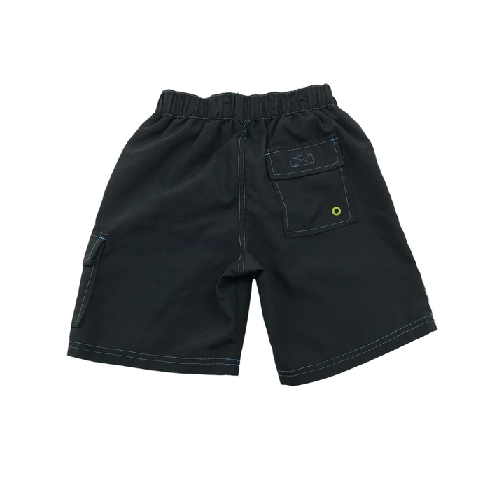 Bluezoo 5-6 years black graffiti swim trunks