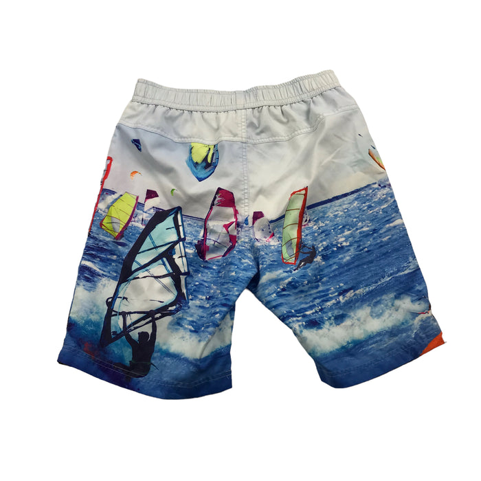 Bluezoo 7-8 years blue wind surfing swim trunks