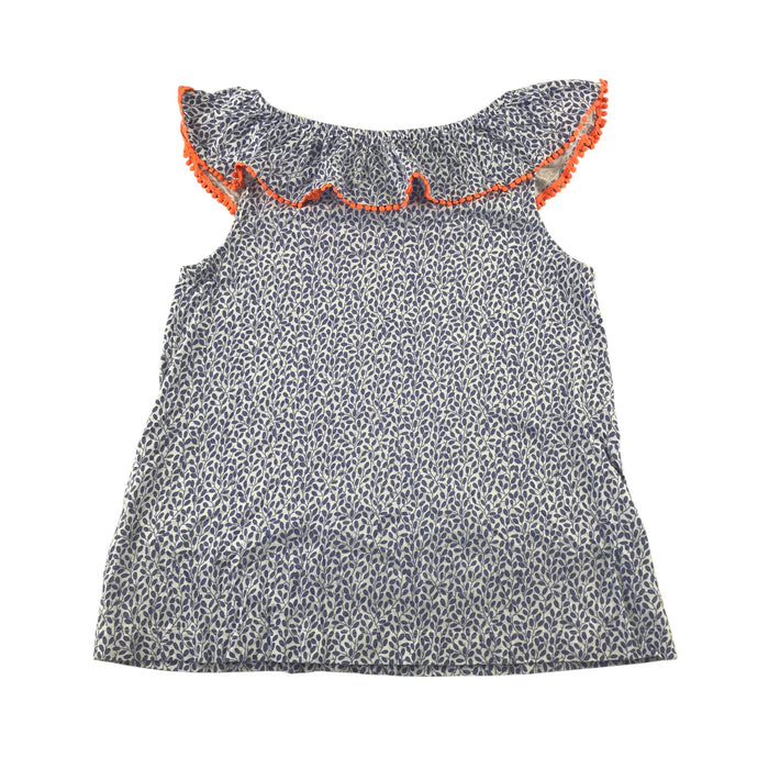 Boden 13-14 years blue floral blouse