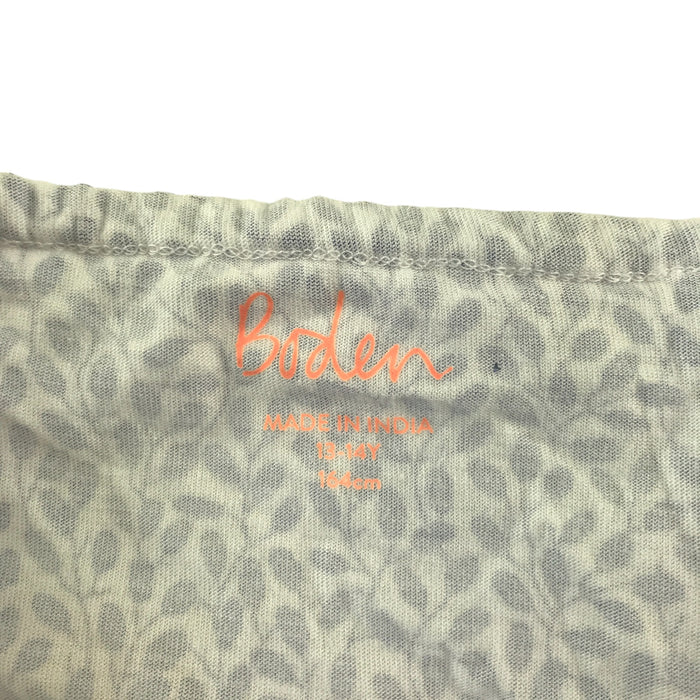 Boden 13-14 years blue floral blouse