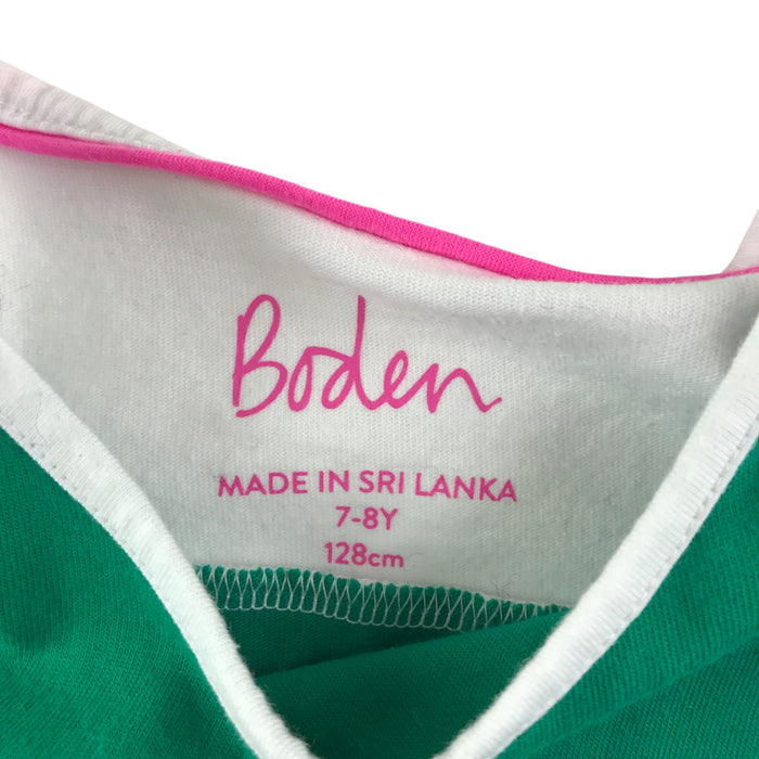 Boden 7-8 years green sunny playsuit
