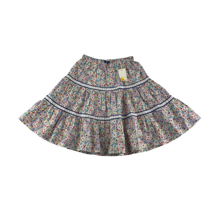 Boden skirt 9-10 years multicolour floral cotton
