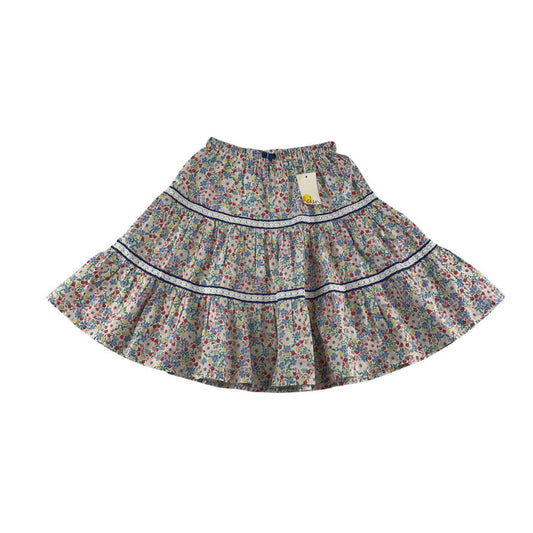 Boden skirt 9-10 years multicolour floral cotton