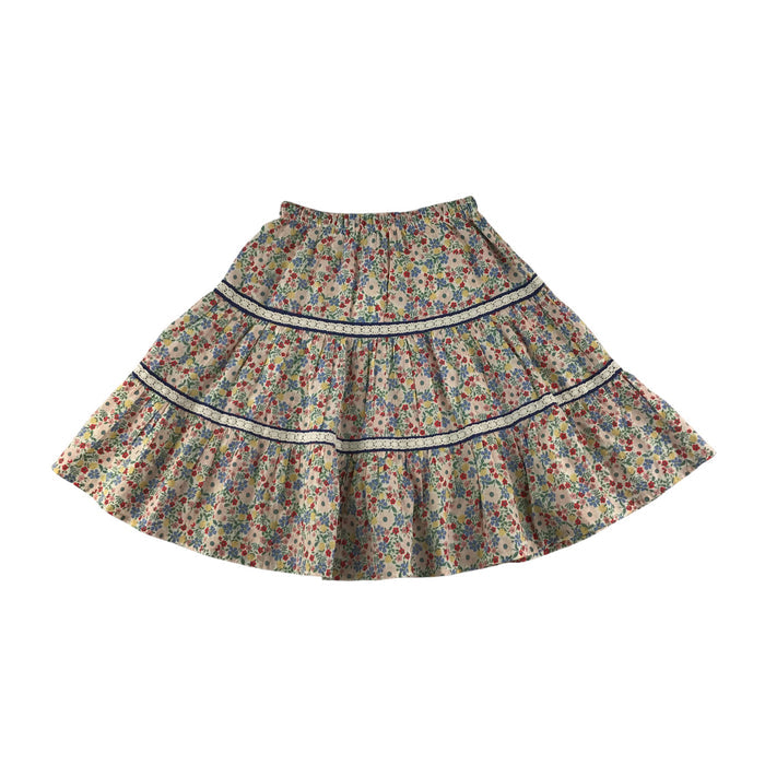 Boden skirt 9-10 years multicolour floral cotton