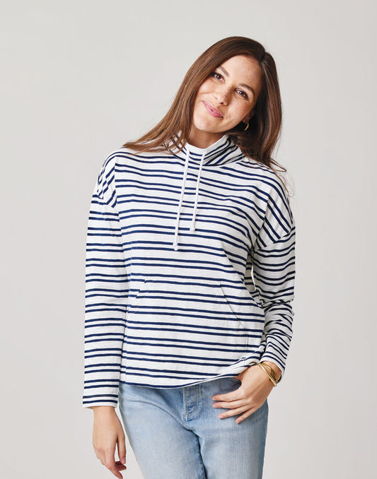 Bodie Funnel Neck: Cloud Breton