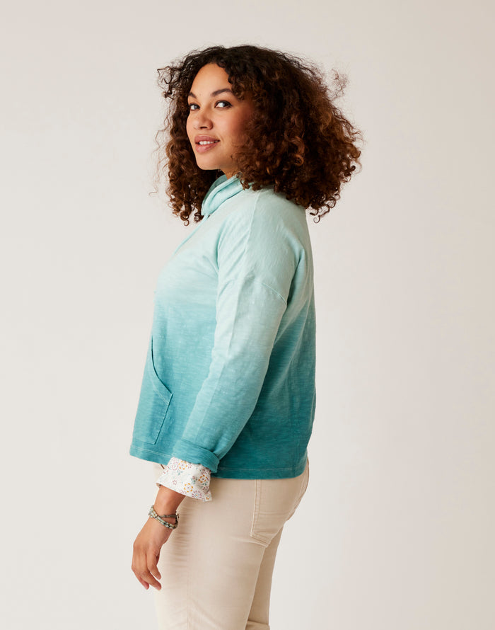 Bodie Funnel Neck: Wave Ombre