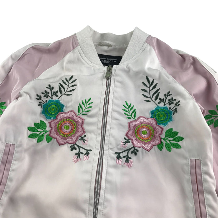 Bomboogie 6 years white and pink floral light jacket or sweater