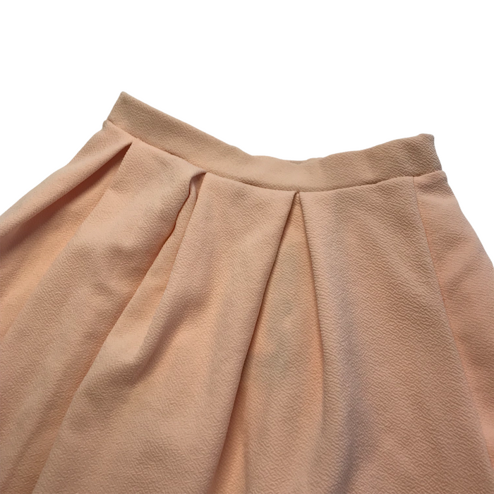 Boohoo women's UK 8 pink pleated skirt