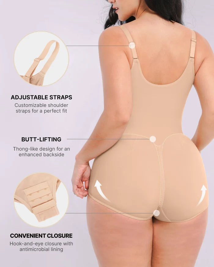 BOOT-YEAH™ AirSlim®  Built-in Tummy Control Cincher Brief Bodysuit