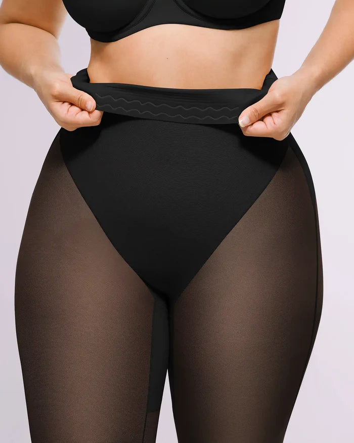 Firm tummy control panel helps smooth and shape the abdominal area