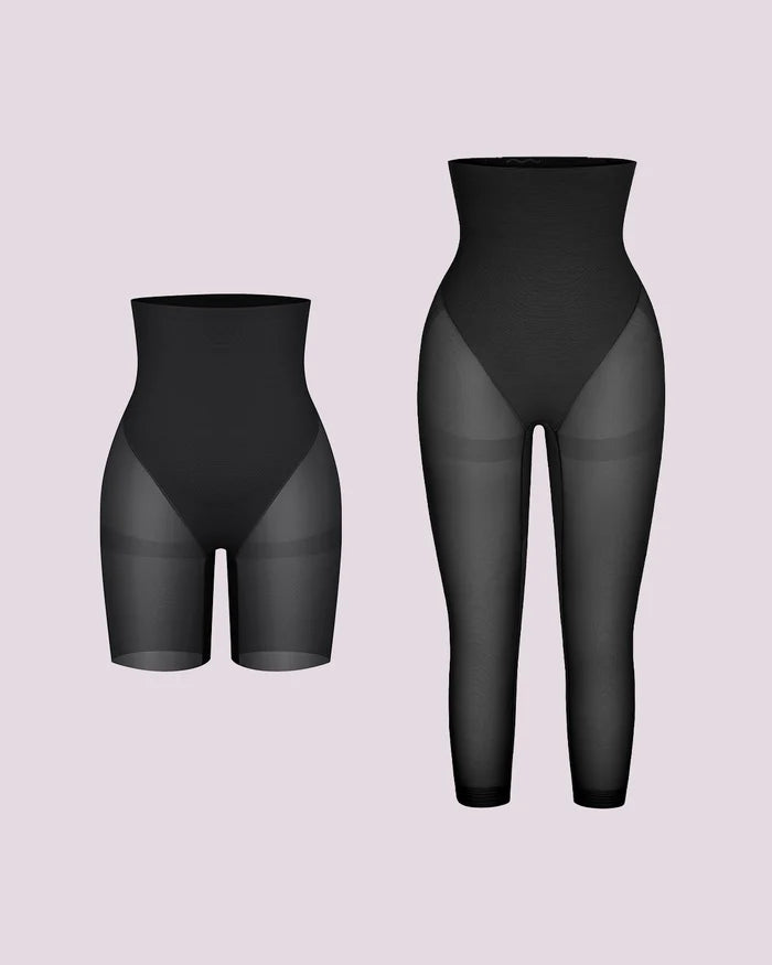 BOOT-YEAH™ MeshSmooth™ High-Waisted Mid Thigh Short+Capri