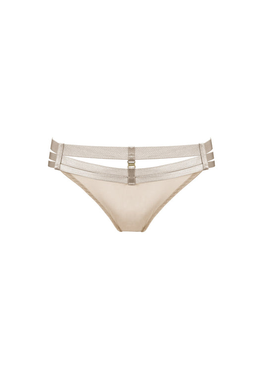 Bordelle Signature Art Deco Caramel Multi-Strap Thong - House Of Huntington