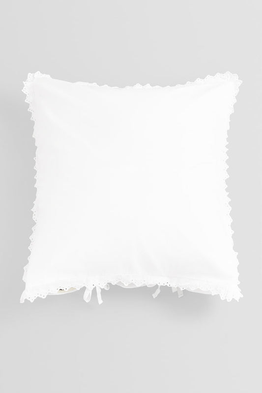 Broderie Anglaise Anaïs Pillowcase Broken White