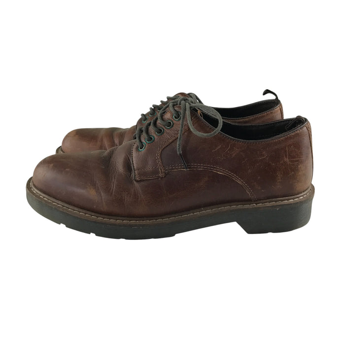Brown leather shoes size UK 7 smart casual with laces