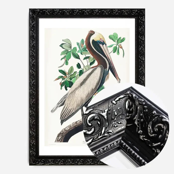 21x30cm | 8¼ x 11¾in / Black Ornate Frame