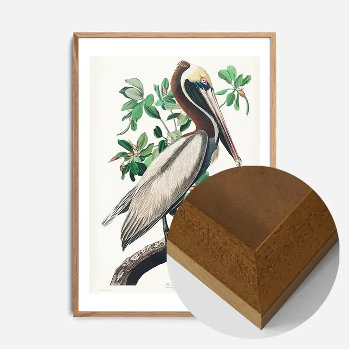 21x30cm | 8¼ x 11¾in / Oak Wood Frame
