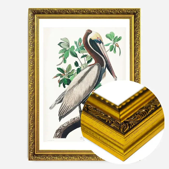 21x30cm | 8¼ x 11¾in / Gold Ornate Frame
