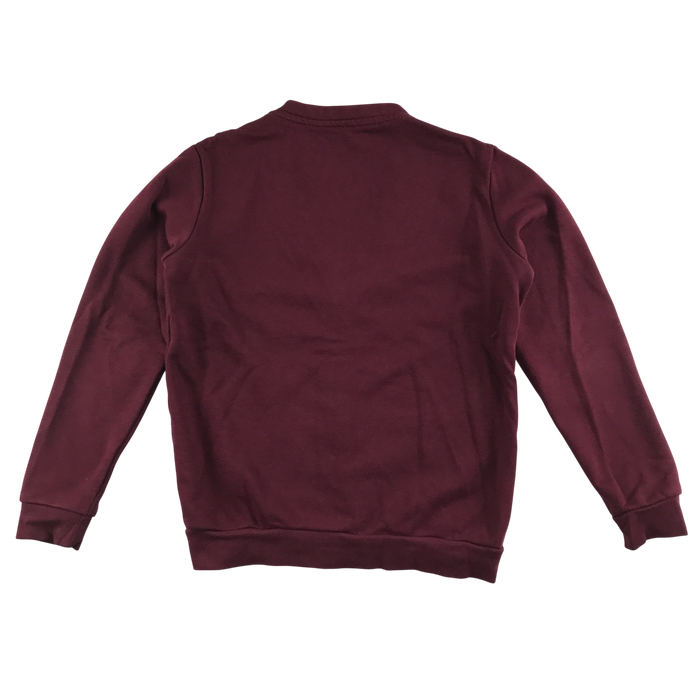 Burgundy girls jersey school cardigan