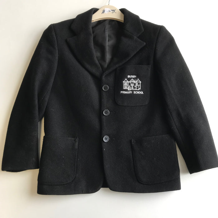 Busby Primary boys 7-8 yrs black school blazer