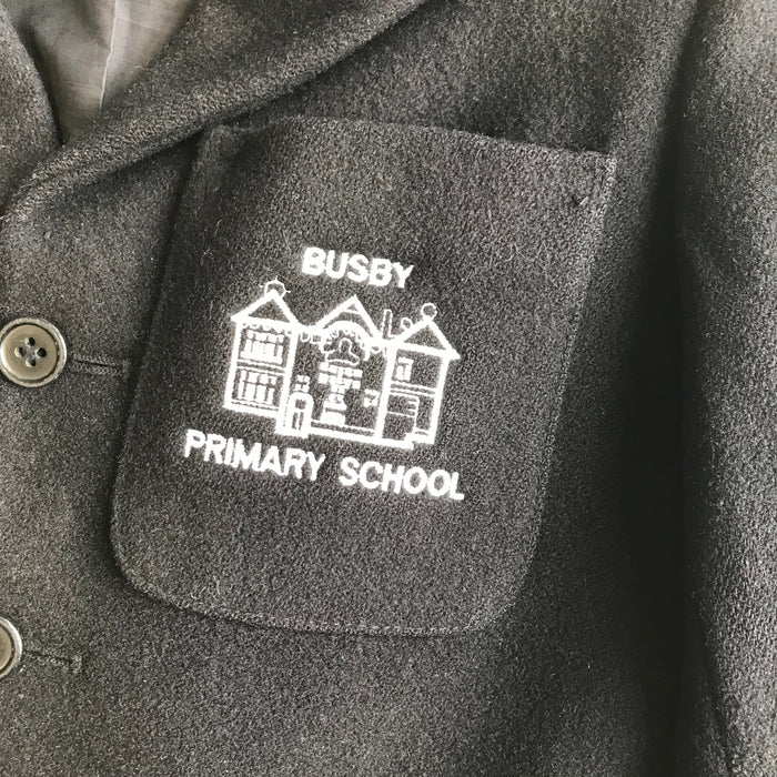 Busby Primary boys 7-8 yrs black school blazer