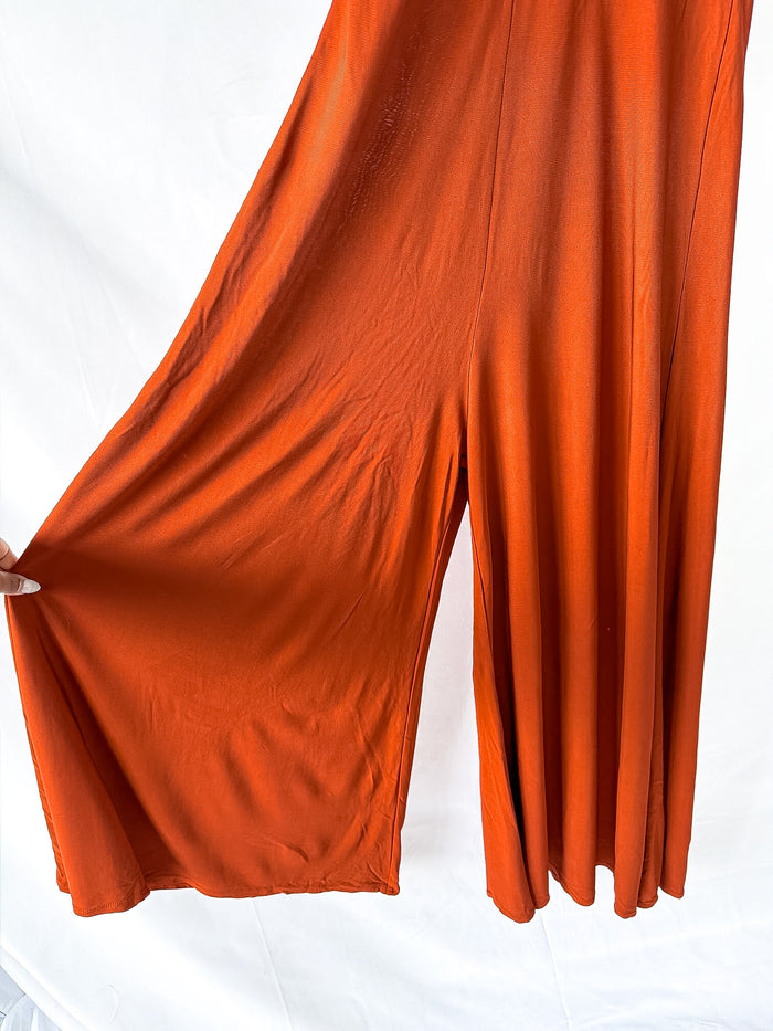 By Malene Birger Straight Leg Cut-Out Back Jumpsuit