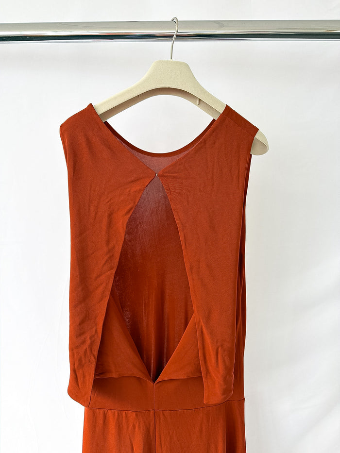 By Malene Birger Straight Leg Cut-Out Back Jumpsuit